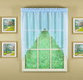 Today'S Curtain Emelia Original Voile Swag Pair 38', Sky Blue, 60'W X 38'L