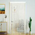 YaoYue Beaded Curtain Door String Curtains for Doorway Tassels Beads Hanging Fringe Hippie Room Divider Window Hallway Entrance 