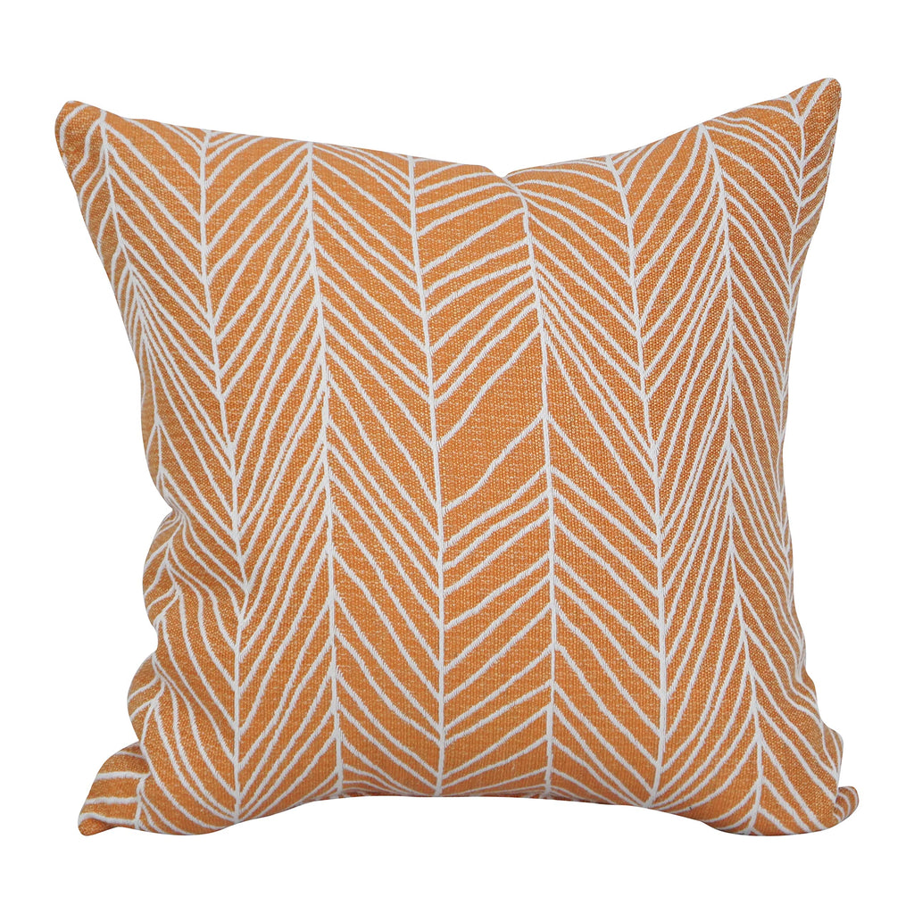 Blazing Needles Square Polyester Jacquard Throw Pillow, 17", Demeter Bitter