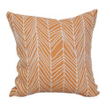 Blazing Needles Square Polyester Jacquard Throw Pillow, 17", Demeter Bitter