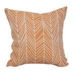 Blazing Needles Square Polyester Jacquard Throw Pillows, 17", Demeter Bitter 2 Count