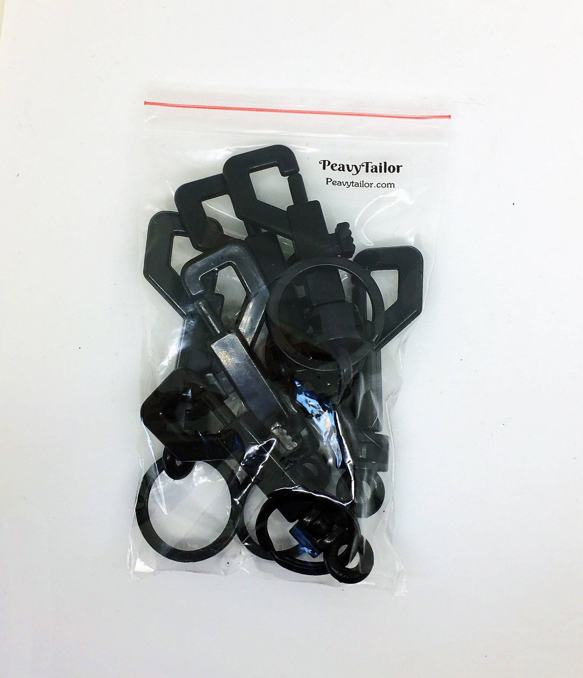 3 Pcs Swivel Snap Bolt Keychain Clips Keychain Hooks. Lightweight & Durable Clasp With Hook For Keys, Key Chains, Tags And Lanya
