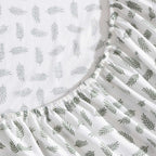Eddie Bauer - King Sheets, Cotton Percale Bedding Set, Cool & Breathable Home Decor (Laurel Leaves, King)