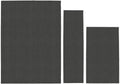 Garland Rug Town Square Cinder Gray 3 Piece Stain Resistant Area Rug Set (5x7, 3x4, 2x5)