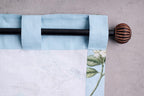 Maison D' Hermine 100% Cotton Curtain Bamboo Pastel Blue Two Panel Curtains For Living Rooms Bedrooms Offices Tailored With A Ro