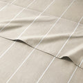 Twinxl Size 3 Piece Bedding Sheet Set - Breathable & Cooling Sheets - Hotel Luxury Bed Sheets For Kids, Teens, Women & Men - Deep Pockets, Easy-Fit - Soft & Wrinkle Free - Beige Stripes 4 Oeko-Tex Set