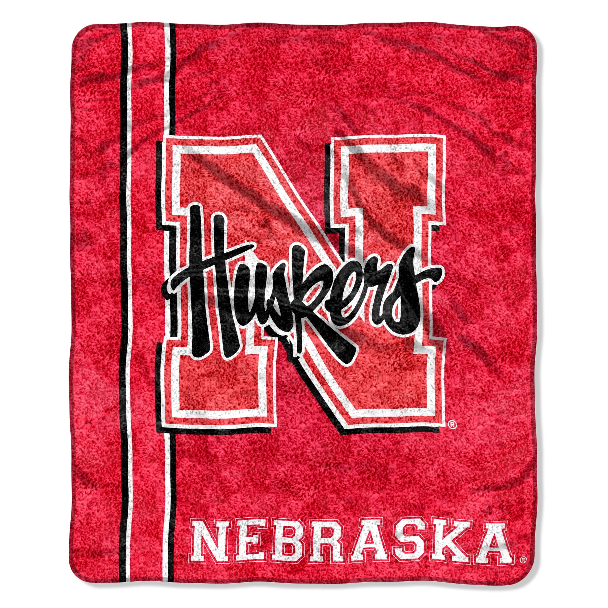Northwest NCAA Nebraska Cornhuskers Sherpa Throw Blanket, 50 x 60, Jersey