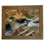 Barnwoodusa | Farmhouse 8X10 Picture Frame | 1 1/2 Inch Molding | 100% Reclaimed Wood | Rustic | Espresso