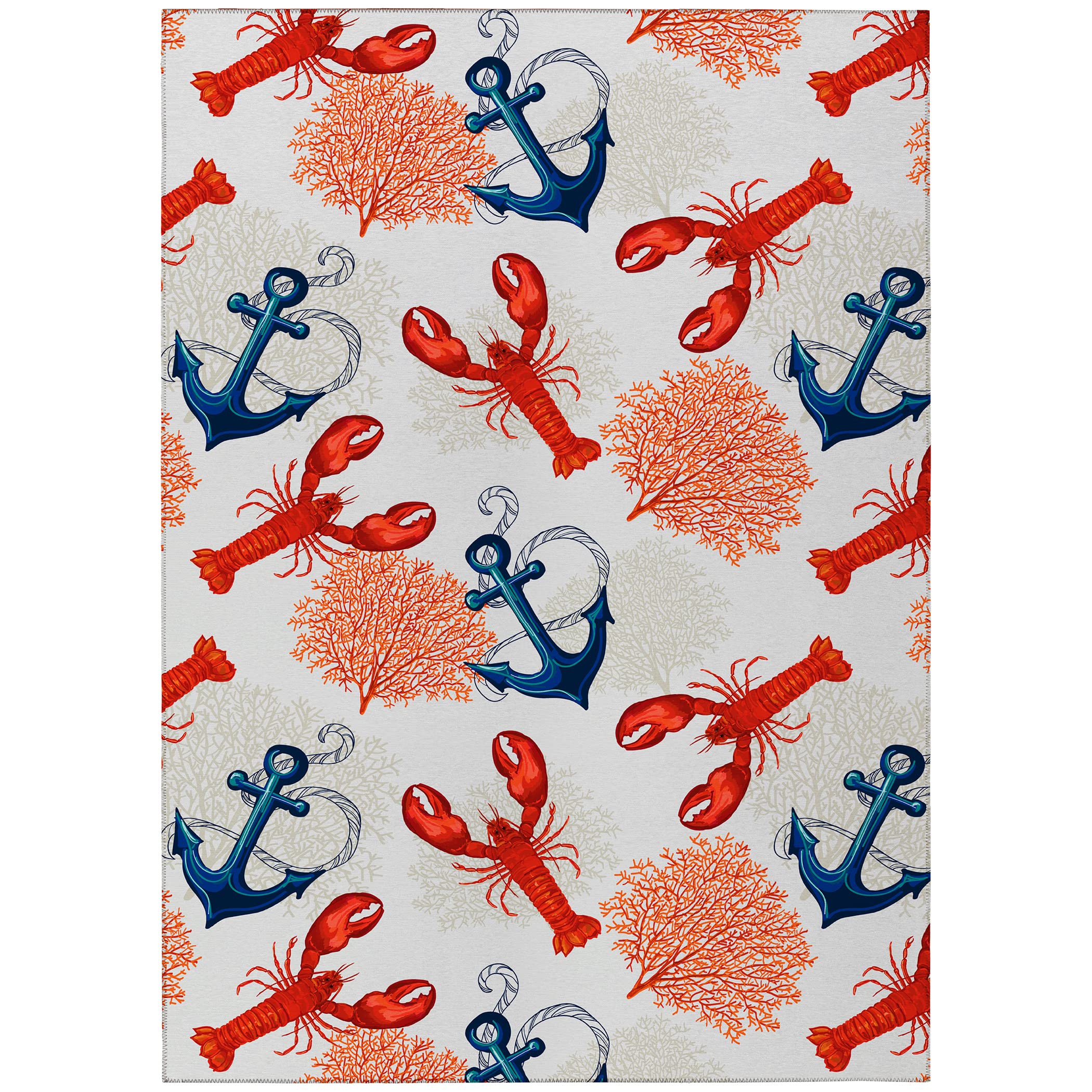 Addison Rugs Harpswell Ahp34 Red 10' X 14' Indoor Outdoor Rug, Easy Clean, Machine Washable, Non Shedding, Bedroom, Living Room, Dining Room, Kitchen, Patio Rug