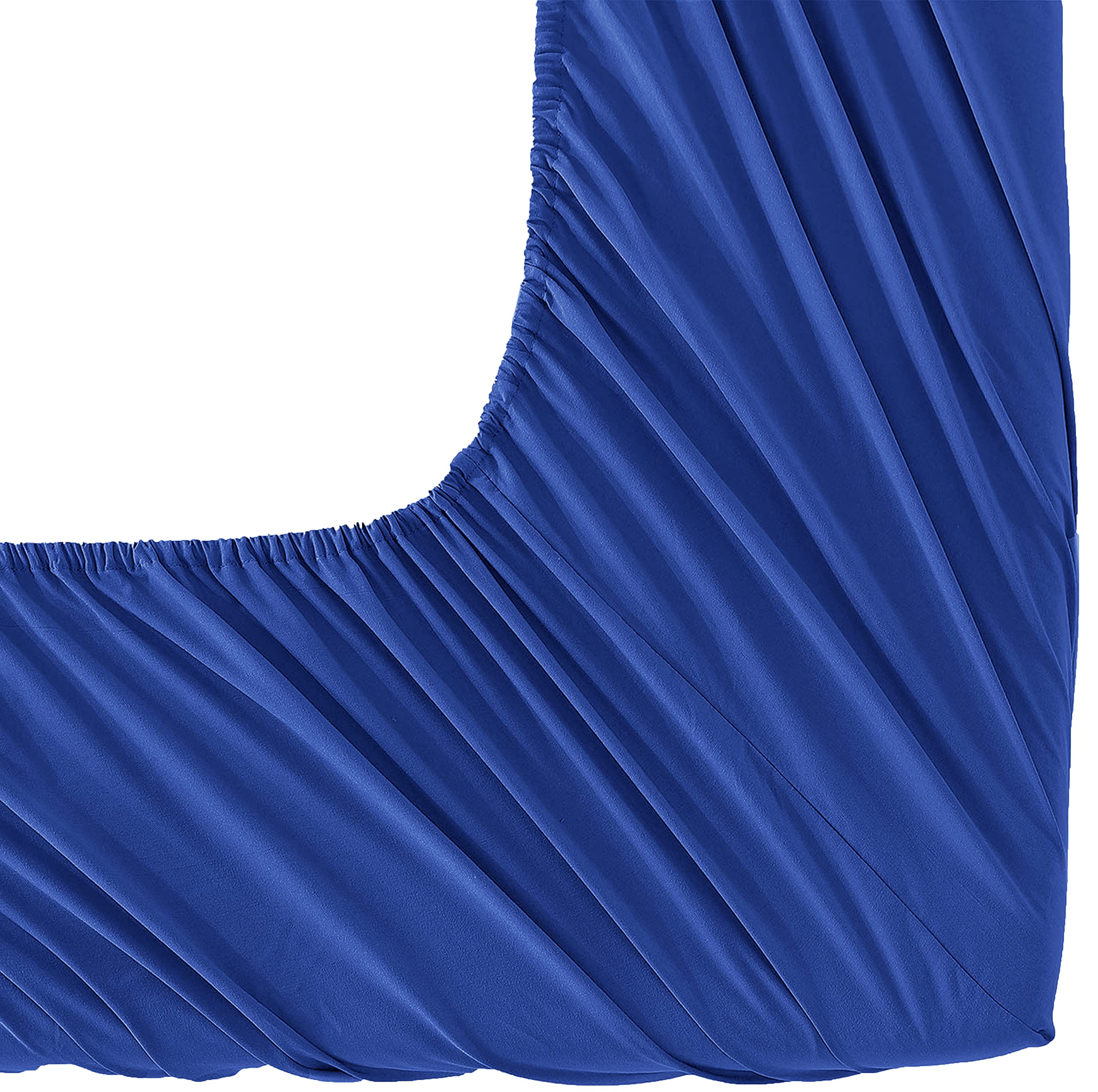 Elegant Comfort Luxurious Wrinkle Resistant 1500 Thread Count Egyptian Quality 1-Piece Fitted Sheet All Around Elastic -Deep Pocket- Ultra Soft Bottom Fitted Sheet, Twin/Twin Xl, Royal Blue