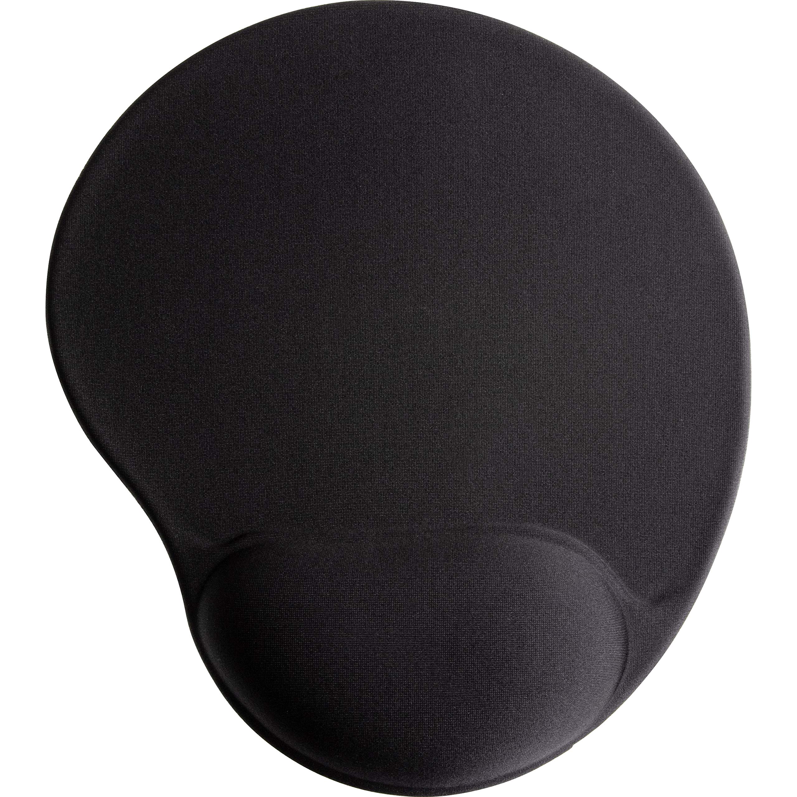 Compucessory 55151 Gel Mouse Pad, Wrist Rest, 9-Inch X10-Inch X1-Inch , Black