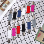 Ruisita 12 Pieces Fashion Fit Dress Clips Stainless Steel Elastic Clip Garments Glove Clips