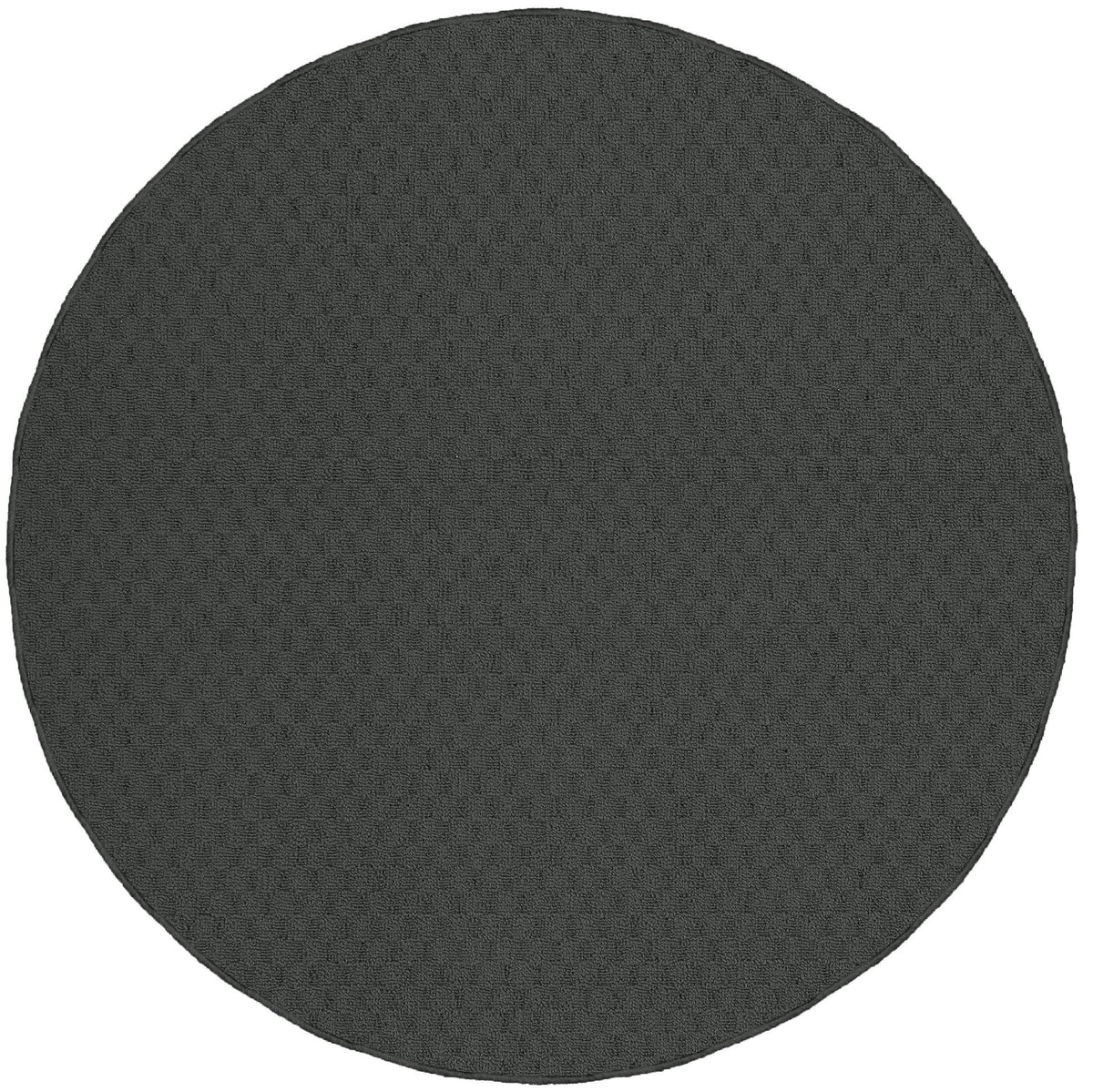 Gorlan Square Rug Garland Rug Town Square Cinder Gray 5 x 5 Round Stain Resistant Indoor ...