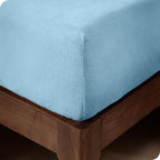 Bare Home Super Soft Fleece Fitted Sheet - Queen Size - Extra Plush Polar Fleece - Deep Pocket - All Season Cozy Warmth (Queen, 