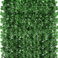 ZYIGYI 360 Feet 48 Pack Fake Greenery Hanging Garland, Ivy Leaf Plants, Vine Leaves, Fake Flowers Foliage for Bedroom Garden Wal