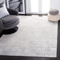 SAFAVIEH Brentwood Collection 3 x 5 Ivory/Grey BNT822A Modern Abstract Non-Shedding Living Room Bedroom Accent Rug