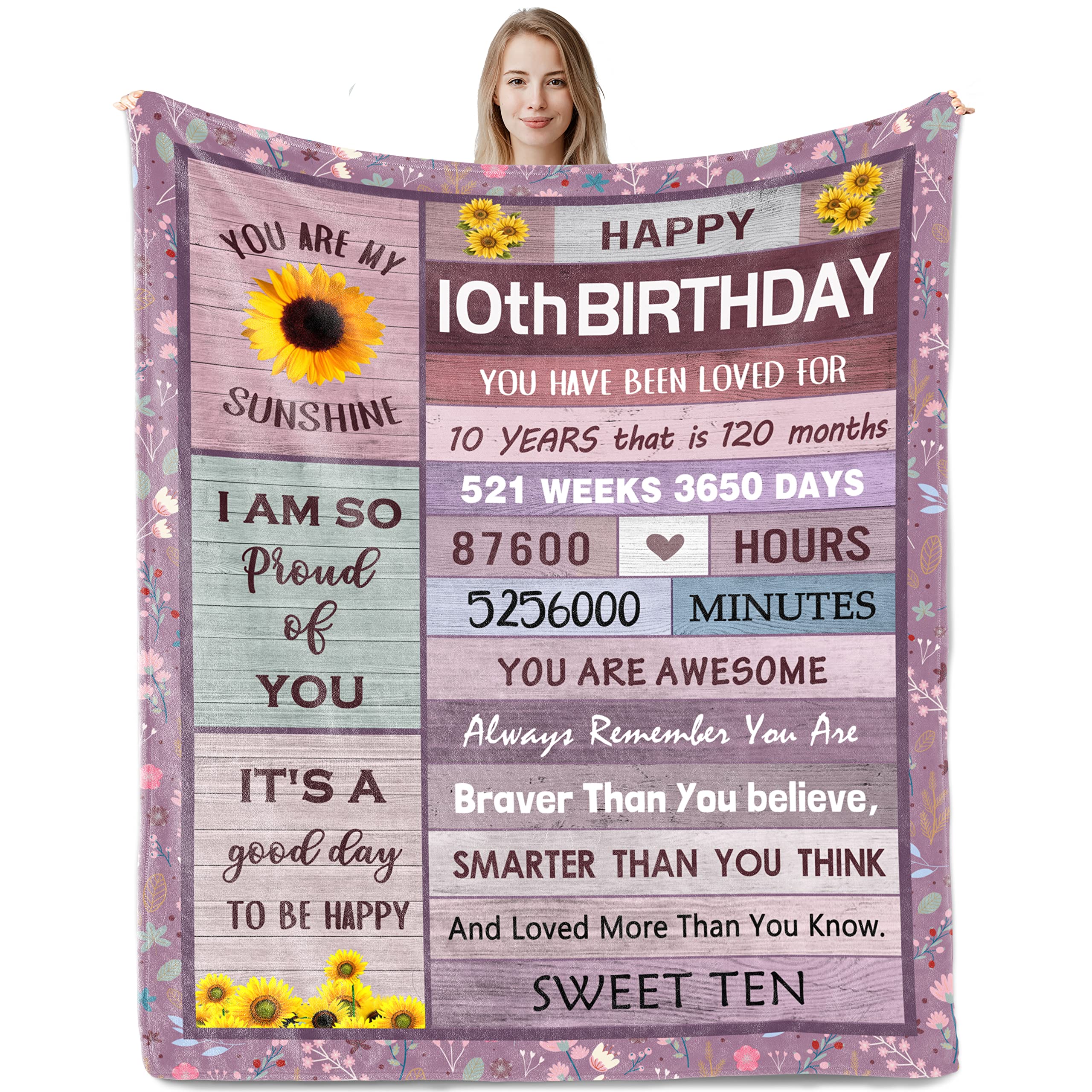 Nuritus Gifts For 10 Year Old Girl, 10 Year Old Girl Gift Ideas, 10Th Birthday Decorations For Girl Boys, 10Th Birthday Gifts Fo