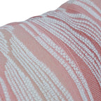 Blazing Needles Square Polyester Jacquard Throw Pillows, 17", Clove Blush 4 Count