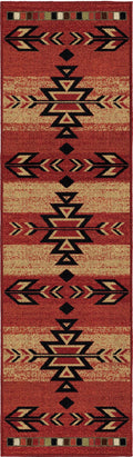 Mayberry Rugs Rio Grande Area Rug, 23x77, Red