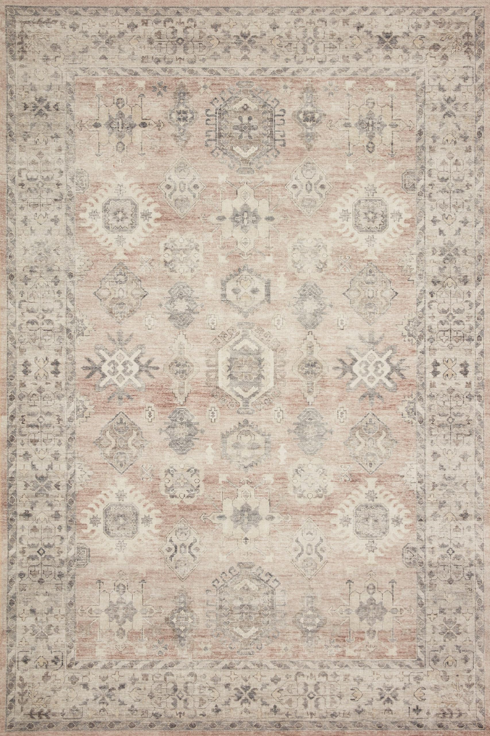 Loloi Ii Hathaway Collection Hth-03 Java / Multi 2'-6'' X 7'-6'', .25'' Thick, Runner Rug, Soft, Durable, Printed, Modern, Low P