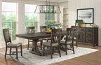 Intercon Sullivan 57" Wide Server with 4 Drawers and 2 Doors, Brushed Charcoal Sideboards