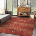 Nourison Somerset Rustic Latte 67 x 97 Area Rug, Easy Clean, Non Shedding, Bed Room, Living Room, Dining Room, Kitchen (7x10)