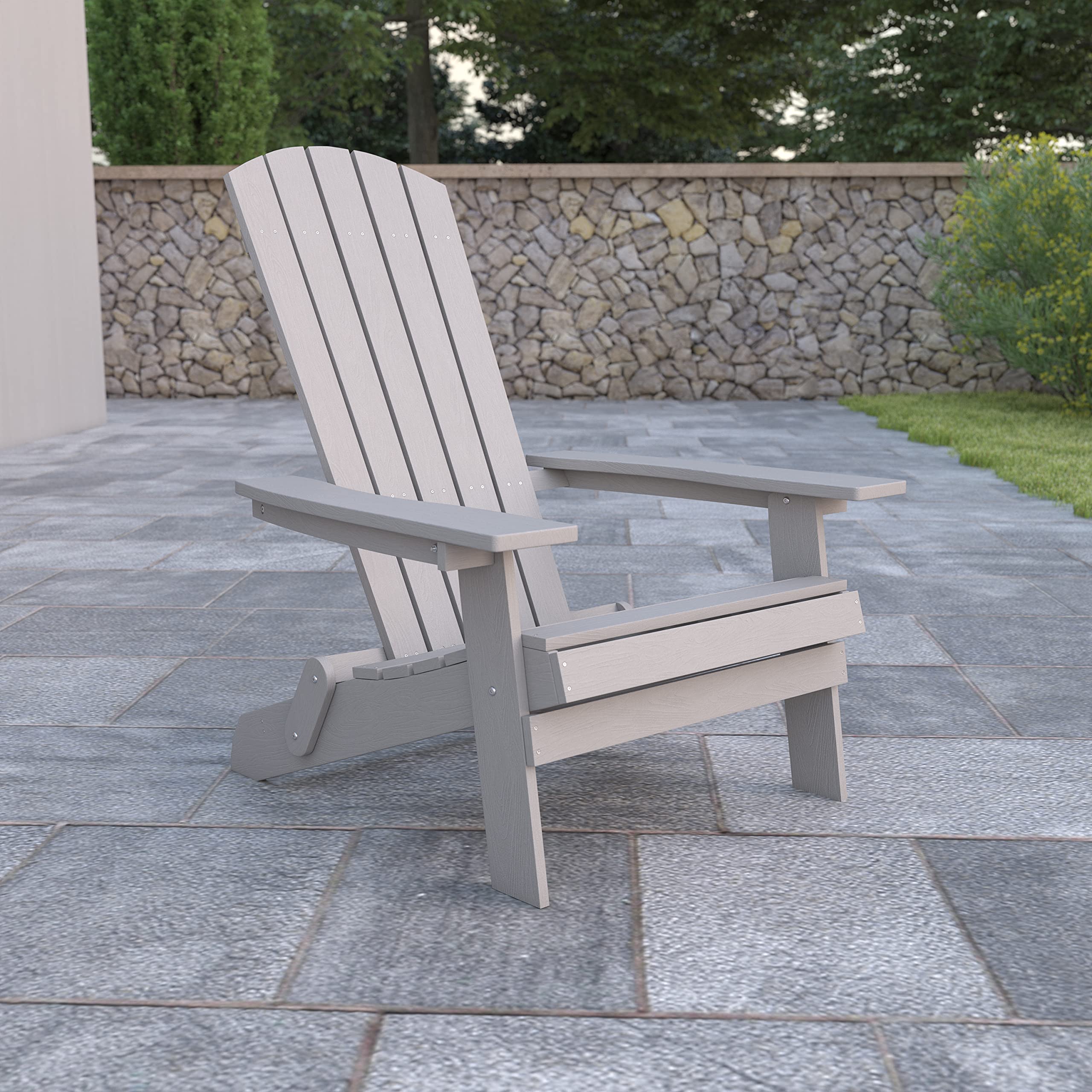 Flash Furniture Charlestown Adirondack Chair - Thumbnail 2