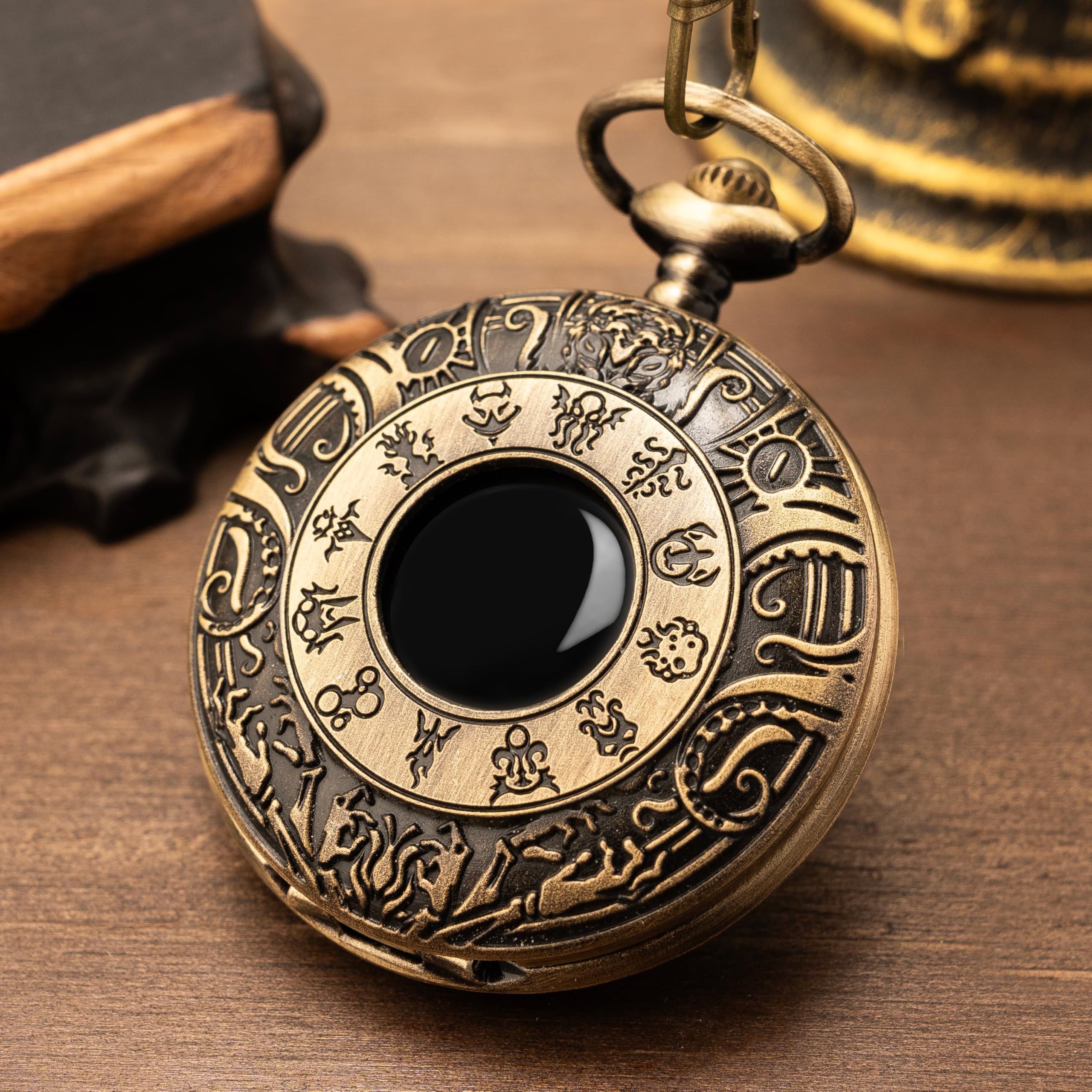 Kchss Scrying Mirror Natural Black Obsidian for Divination, Meditation, Witchcraft, Witch Gifts, Cthulhu Decoration Retro Mythol