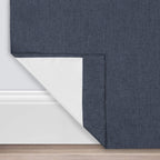 Eclipse Gabriella Grommet Top Curtains For Bedroom, Single Panel, 40'' X 63'', Indigo