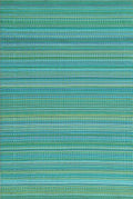 Mad Mats Geometric Outdoor Rug, Reversible Plastic Mat (6' X 9', Mix - Tropical)