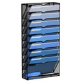 Daltack Wall File Holder 10 Tier Hanging Wall File Organizer, For Papers Mails Folders Clipboard Magazine Organization, For Offi