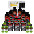 Custom Coat Lime Green 1.5 Gallon (6 Quart) Urethane Roll-On, Brush-On Or Spray-On Truck Bed Liner Kit With Roller And Brush App