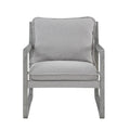 Steve Silver Company Kai Accent Chair, Gray, Rustic, Solid Asian And Birch Hardwoods, Set Of 2 Chairs
