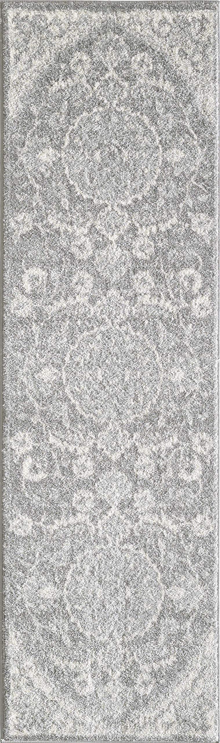 HomeRoots Decor 81' X 144' X 0.'5' Grey Polypropelene Rug