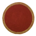 Holiday-Vibes Under Tree Reversible Round Rug - Border Vibe 45” X 45”