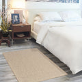 Nourison Courtyard Jute Ivory 2 x 3 Area Rug - Easy Clean, Non Shedding, Bed Room, Living Room, Dining Room, Kitchen (2 x 3)