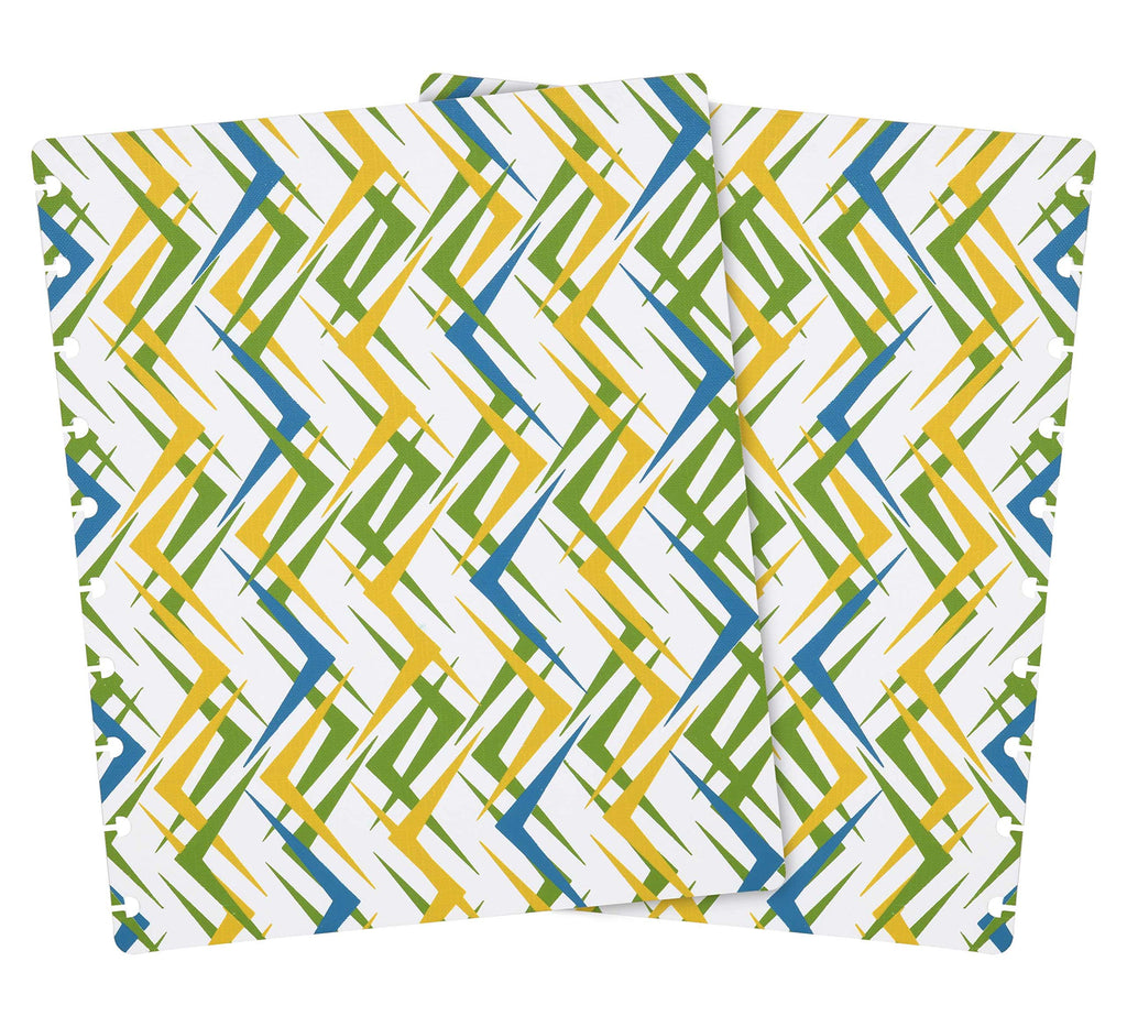 Talia Discbound Notebooks, Planner, Customizable, (Xziggity Zag, Midsize (7.5In X 9.75In))