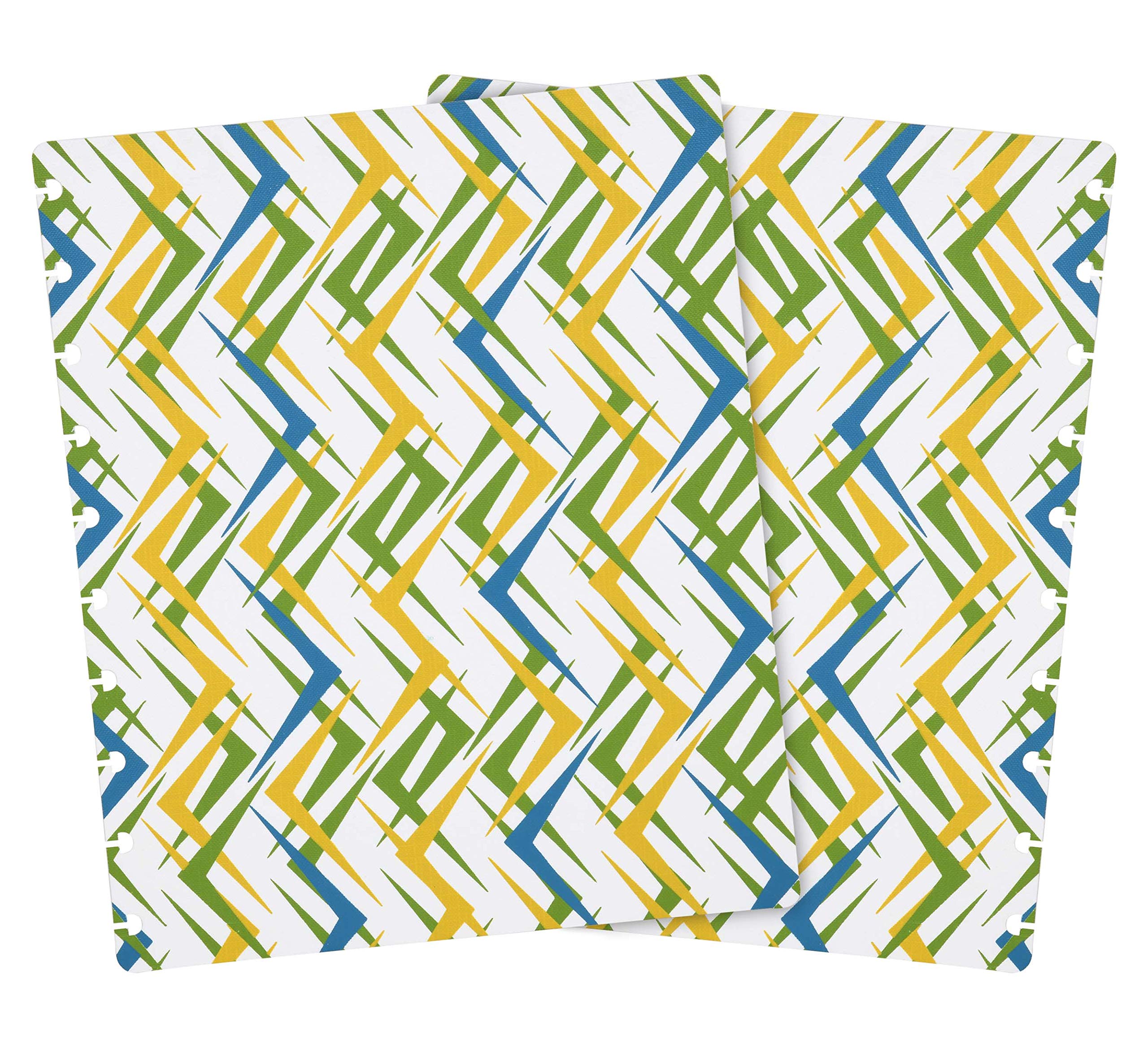 Talia Discbound Notebooks, Planner, Customizable, (Xziggity Zag, Midsize (7.5In X 9.75In))