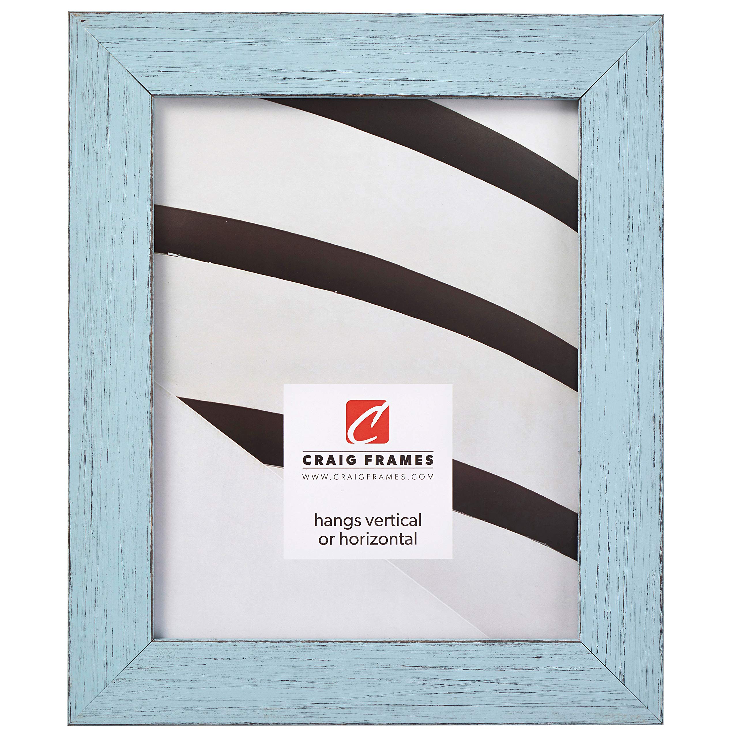 Craig Frames Jasper Picture Frame, 16 x 24 Inch, Country Sky Blue