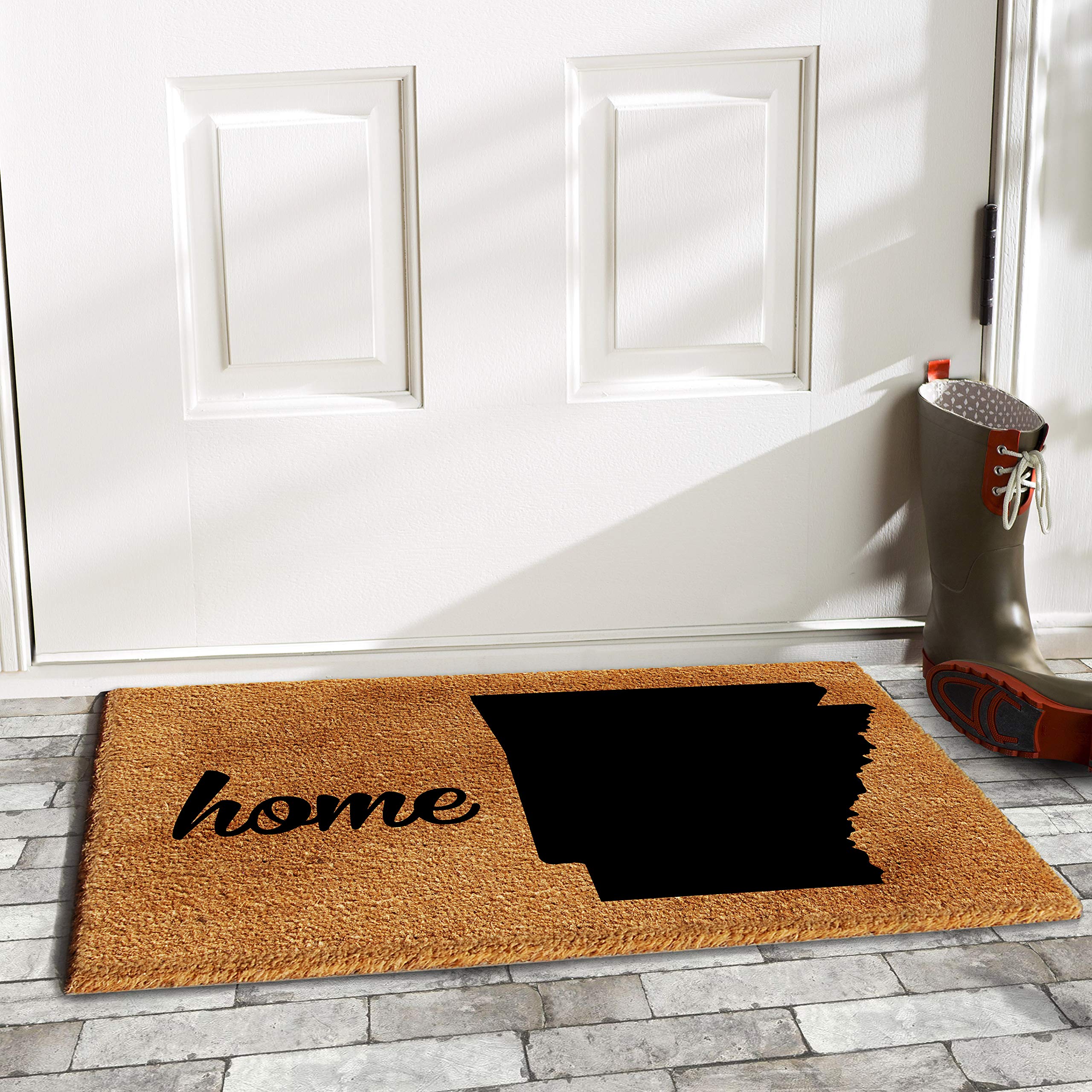 Calloway Mills 105161830 Arkansas Doormat, 18' X 30', Natural/Black