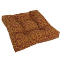 Blazing Needles Outdoor 19-inch Square Chair Cushion, 19 x 19, Vanya Paprika 4 Count