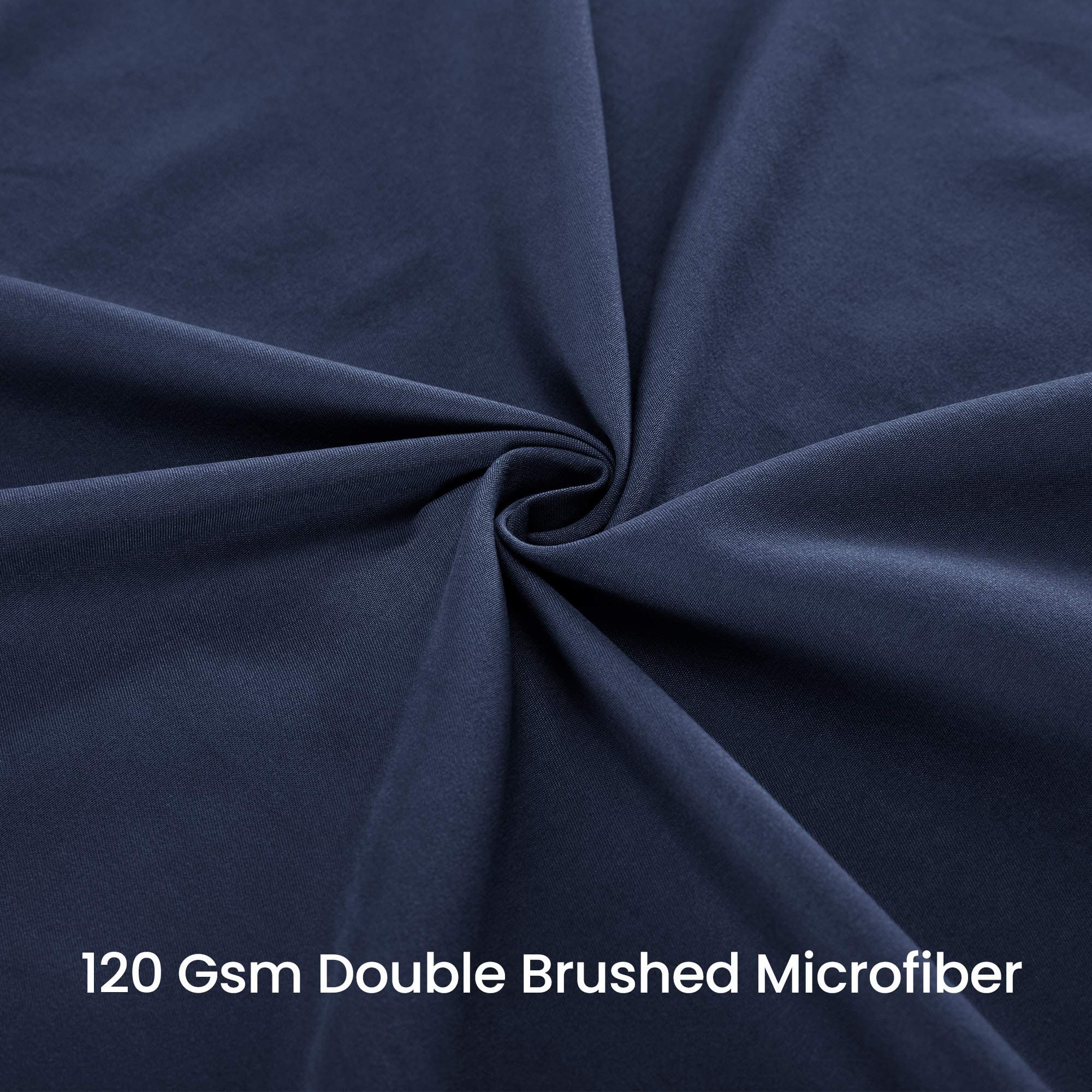 Sleep Zone Ruffled Bed Skirts Full Size, Anti-Static Bedskirt Dust Ruffles With 15 Inches Tailored Drop, Easy Fit, Fade Resistan