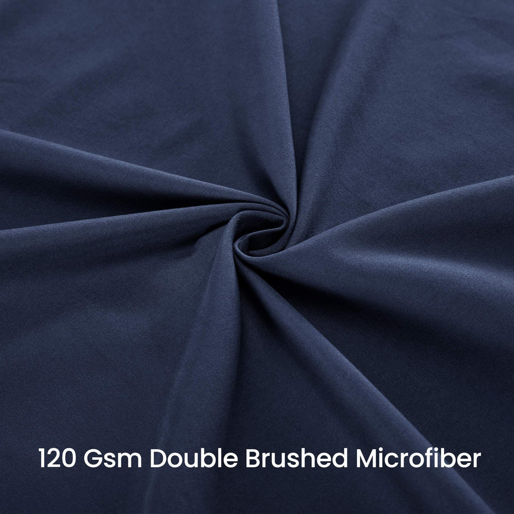 Sleep Zone Ruffled Bed Skirts Full Size, Anti-Static Bedskirt Dust Ruffles With 15 Inches Tailored Drop, Easy Fit, Fade Resistan