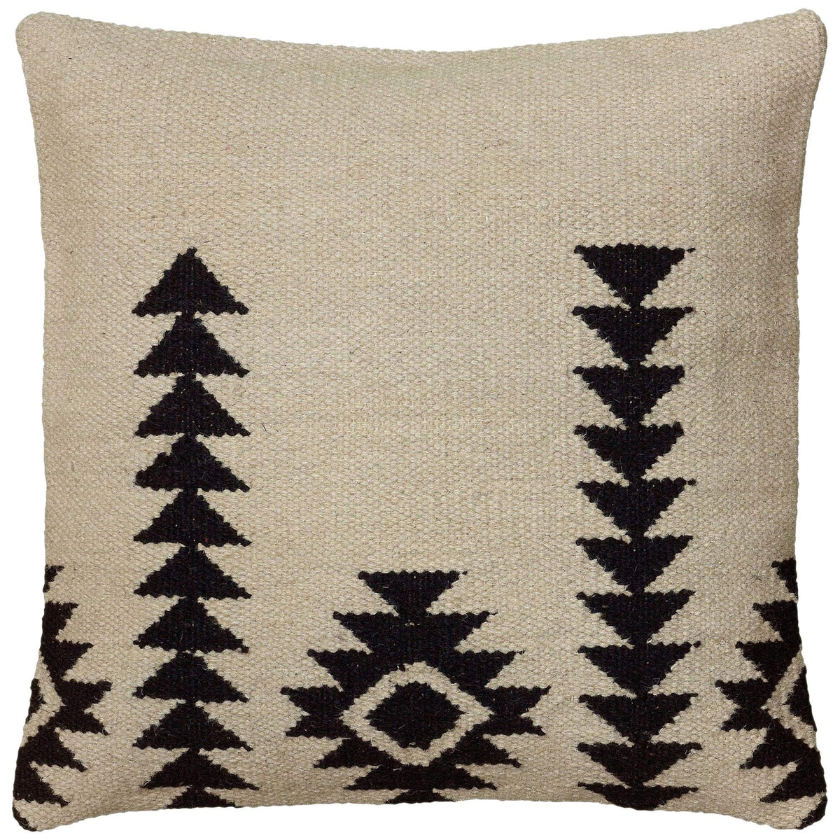 Rizzy Home | T05807 | 18&quot;x18&quot; Black/White/Neutral Decorative Pillow | Cover Only