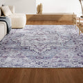 JONATHAN Y WSH102A-3 Didim Boho Gray Medallion Machine Washable Indoor Bohemian Transitional Area Rug,High Traffic,Kitchen,Livin