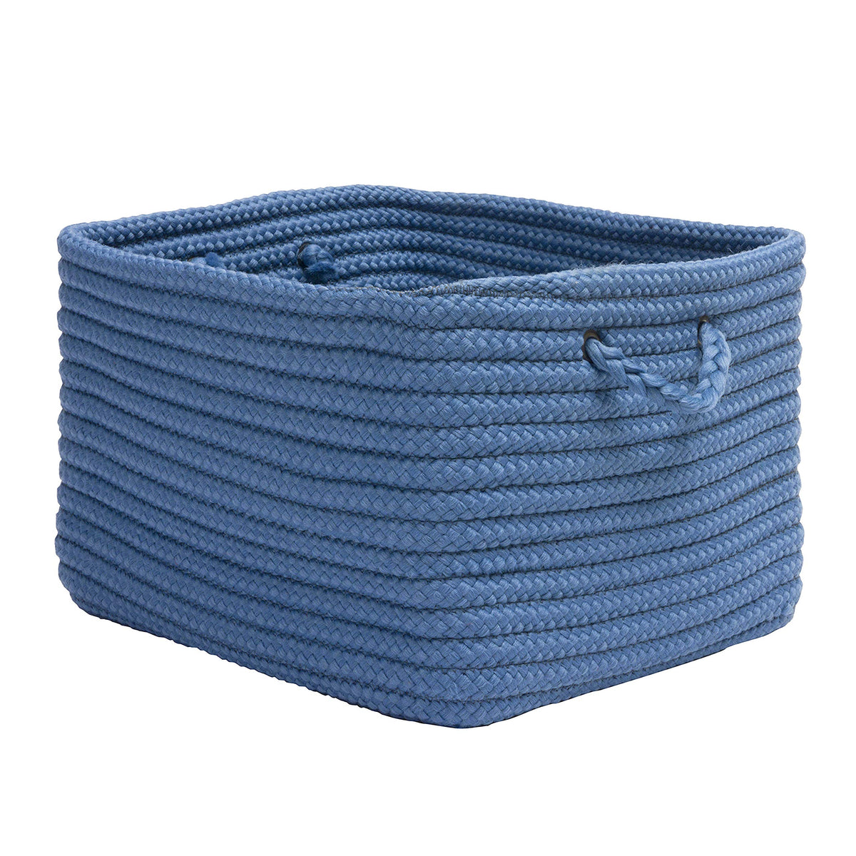 Colonial Mills Modern Farmhouse Home Basket, 14&quot;X8&quot;X10&quot;, Sapphire