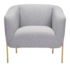 Zuo Micaela Armchair Gray