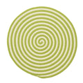 Colonial Mills Candy Cane Rug - Green 55” X 55”