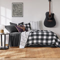 Levtex Home - Camden Quilt Set -Twin/Twin Xl Quilt (68 X 86 In.) + One Standard Pillow Sham (26 X 20 In.) - Buffalo Check In Bla
