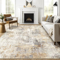 Area Rugs 9x12 Living Room: Washable Large Abstract Modern Soft Rugs Stain Resistant Indoor Floor Non Slip Accent Carpet for Bed